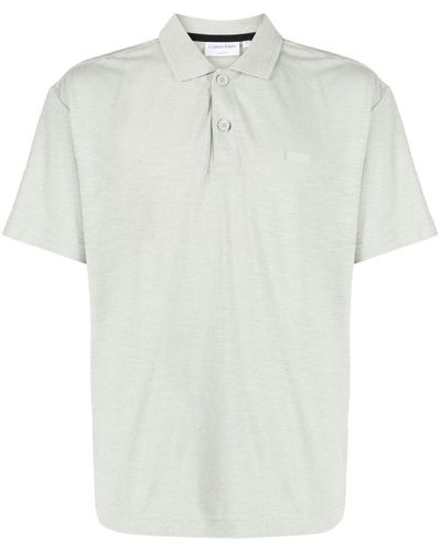 Calvin Klein ショートスリーブ ポロシャツ - ホワイト