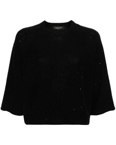 Fabiana Filippi Sequin-embellished Jumper - Black