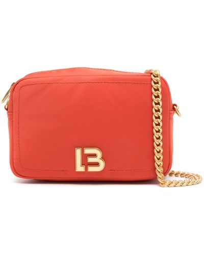 Bimba Y Lola Mini sac à bandoulière à plaque logo - Rouge
