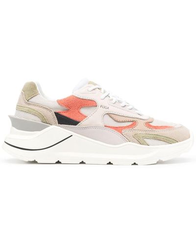 Date Fuga Panelled Sneakers - Pink