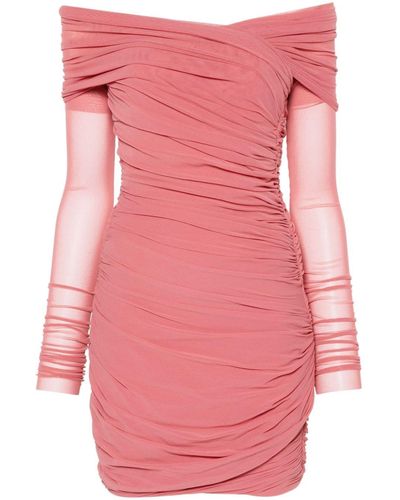 Philosophy Di Lorenzo Serafini Draped Mini Dress - Pink