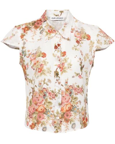 Our Legacy Daisy cotton shirt - Weiß