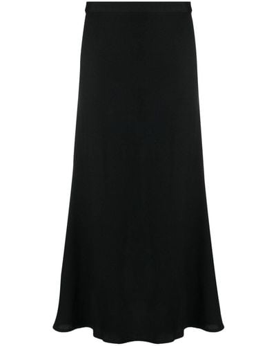 Reformation Bea High-waist Midi Skirt - Black