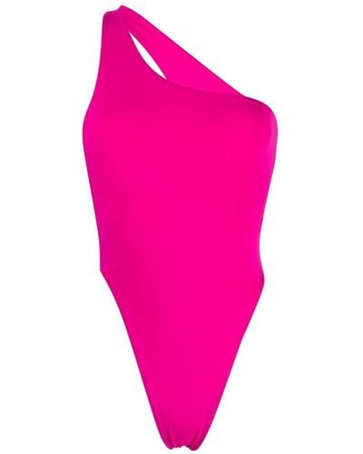 Louisa Ballou Asymmetrischer Badeanzug - Pink