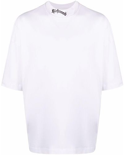 John Richmond スローガン Tシャツ - ホワイト