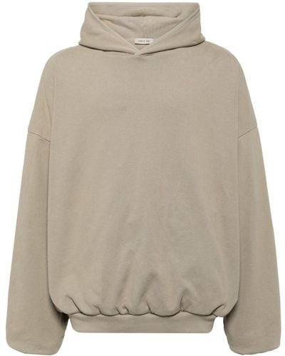 Fear Of God Long-sleeve cotton hoodie - Grau