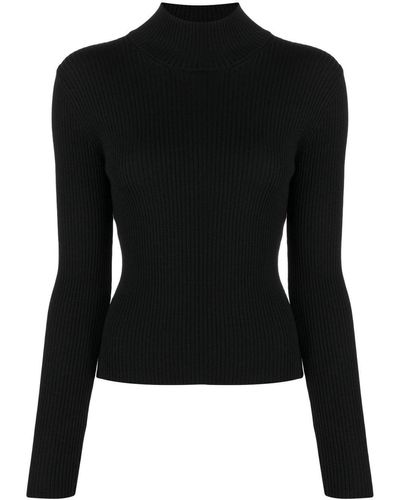 Antonio Marras Ribbed Roll-neck Sweater - Black