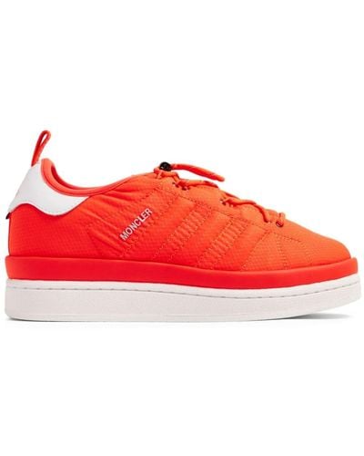 Moncler X Adidas Superstar Padded Sneakers - Red