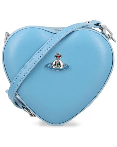 Vivienne Westwood Mini Heart Crossbody - Blue