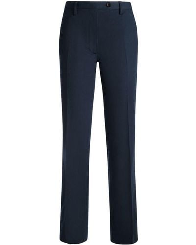 Bally Tailored Slim-fit Cotton Pants - Blue
