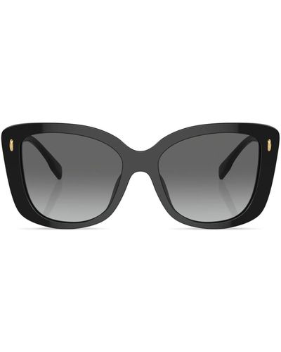 Tory Burch Miller Cat-Eye-Sonnenbrille im Oversized-Look - Schwarz