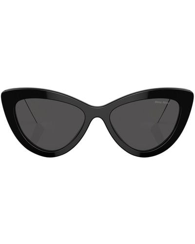 Miu Miu Zweifarbige Cat-Eye-Sonnenbrille - Schwarz