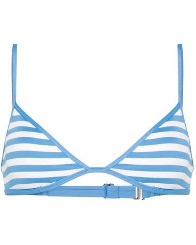 Polo Ralph Lauren Top bikini a righe - Blu