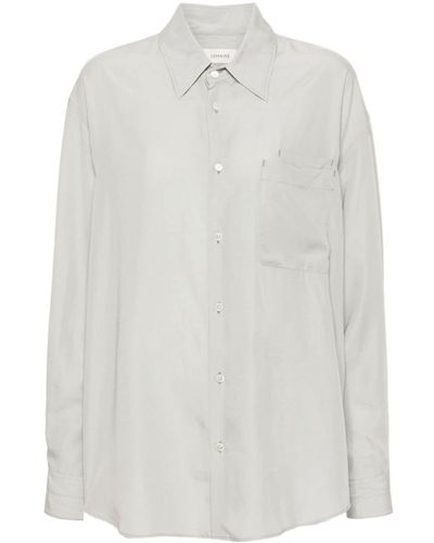 Lemaire Double-pocket Poplin Shirt - White