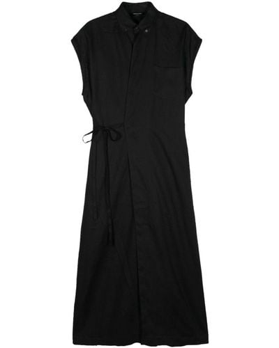 Fabiana Filippi Kleid aus Leinen - Schwarz