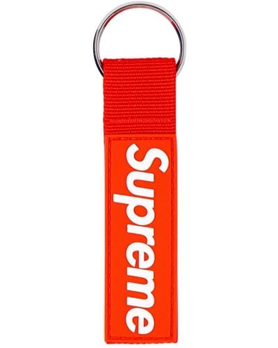 Supreme Schlüsselanhänger mit Logo - Rot