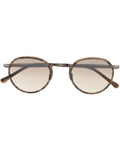 Garrett Leight Round-frame Design Sunglasses - Brown