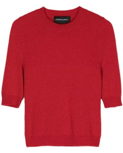 Cynthia Rowley Sydney Cashmere-blend Sweater - Red