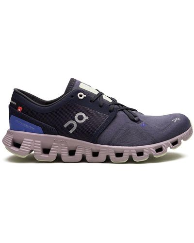 On Shoes On Cloud X3 Sneakers - Blauw