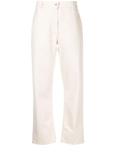 YMC Geanie High-waisted Bootcut Jeans - White