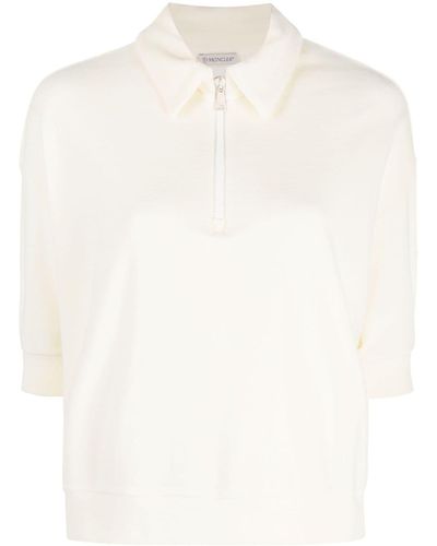 Moncler Terrycloth Polo Shirt - White