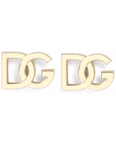 Dolce & Gabbana Orecchini a cerchio in oro 18kt - Metallizzato