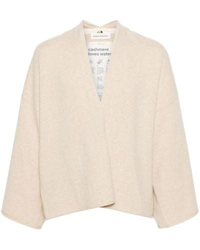 Extreme Cashmere N°326 Mamiko Open-front Cardigan - Natural