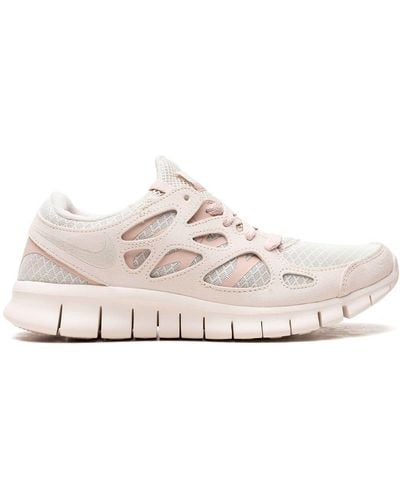 Nike Free Run 2 "pure Platinum" Sneakers - Pink