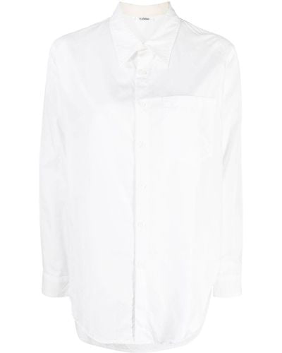 Yohji Yamamoto Long-sleeve Cotton Shirt - White