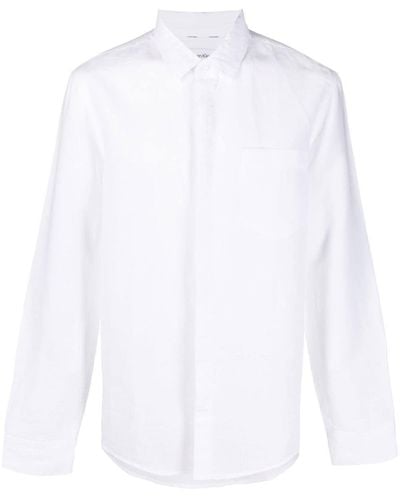 Calvin Klein Hemd mit Brusttasche - Weiß