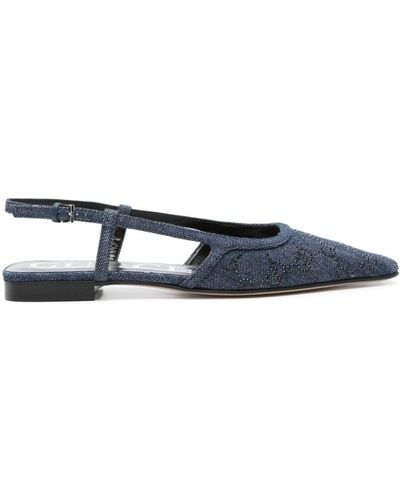 Gucci Zapatos de tacón con monograma GG - Azul