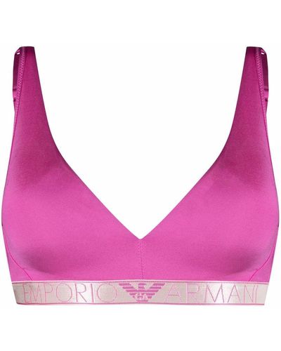 Emporio Armani ロゴ ブラ - ピンク