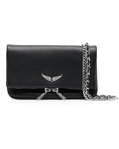 Zadig & Voltaire Foldover-design Crossbody Bag - Black