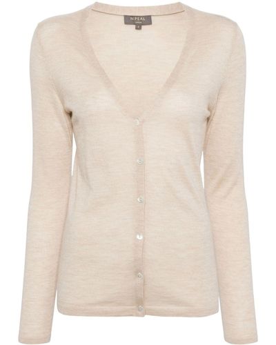 N.Peal Cashmere Mia Cashmere Cardigan - ナチュラル