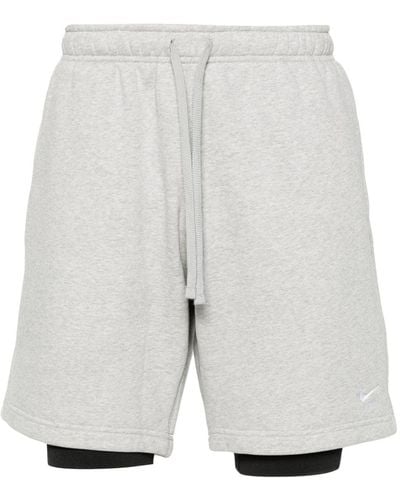 Nike X MMW logo-print shorts set - Grau