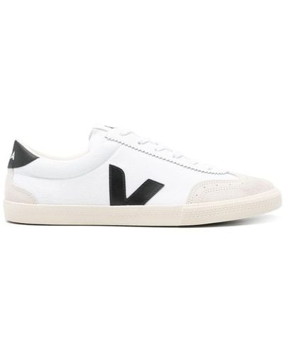 Veja V-10 Panelled Sneakers - White