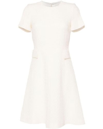 Jane Tweed Mini-jurk - Wit