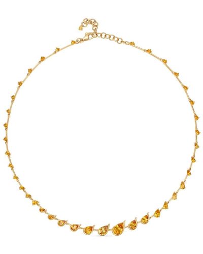 Fernando Jorge 18kt Yellow Gold Flicker Citrine Necklace - Metallic