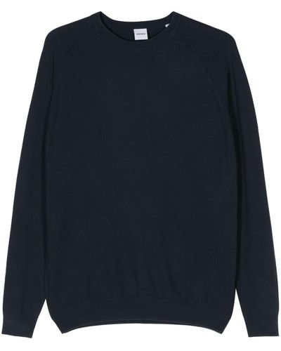 Aspesi Pikee-Pullover aus Baumwolle - Blau