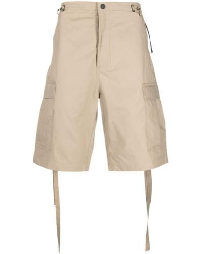 Maharishi Wide-leg Cargo Shorts - Natural