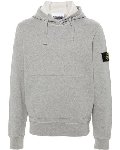 Stone Island Hooded Sweatshirt - Grey