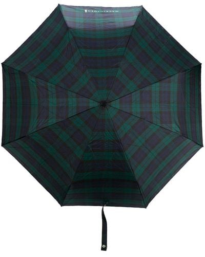 Mackintosh Ayr Gordon Automatic Telescopic Umbrella - Green