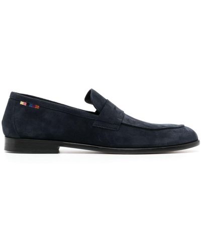Paul Smith Figaro Suède Loafers - Blauw