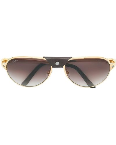 Cartier Santos De Cartier Sunglasses - Bruin
