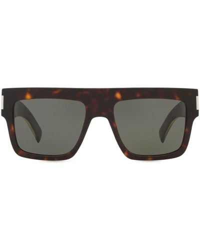 Saint Laurent Square-frame Sunglasses - Gray