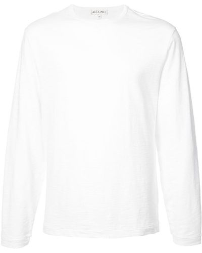 Alex Mill Langarmshirt mit rundem Ausschnitt - Weiß