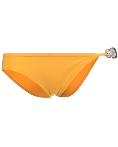 Christopher Esber Bragas de bikini con tiras de cristales - Naranja