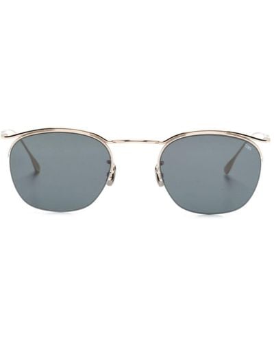 Eyevan 7285 Round-frame Sunglasses - Grey