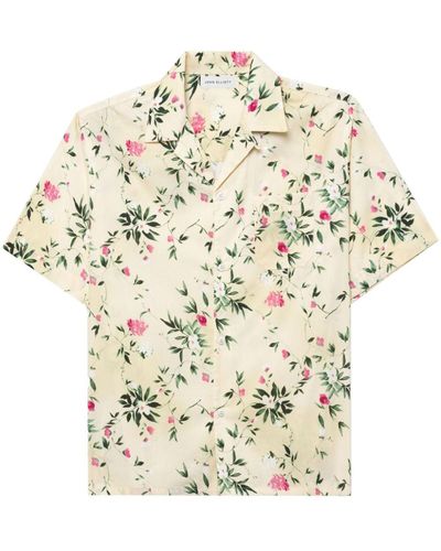 John Elliott Camisa con estampado floral - Neutro
