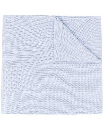 Ganni Fine-knit Scarf - Blue